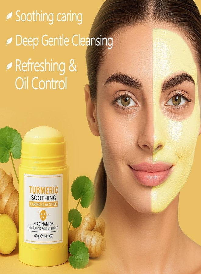 إريندي قناع الطين بالكركم من إيريندي، قطعتان، قناع تنظيف عميق بخلاصة نبات السنتيلا الآسيوية، قناع طيني منظف لتنظيف المسام بعمق، تحسين البشرة، قناع للوجه لعلاج حب الشباب، تقشير لطيف، والتحكم في إفراز الزيوت - Image 5